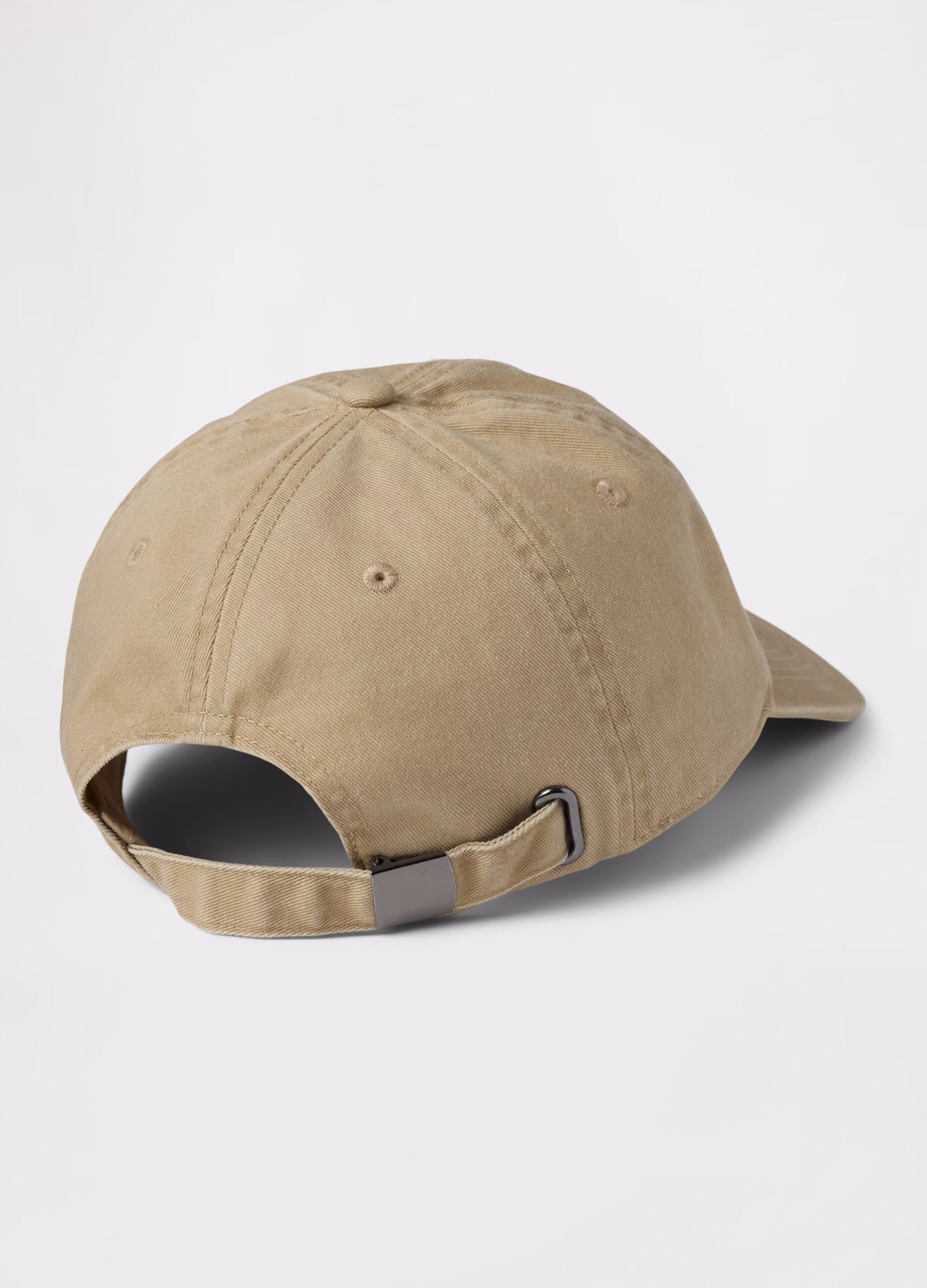 Cappello da baseball beige in cotone_1