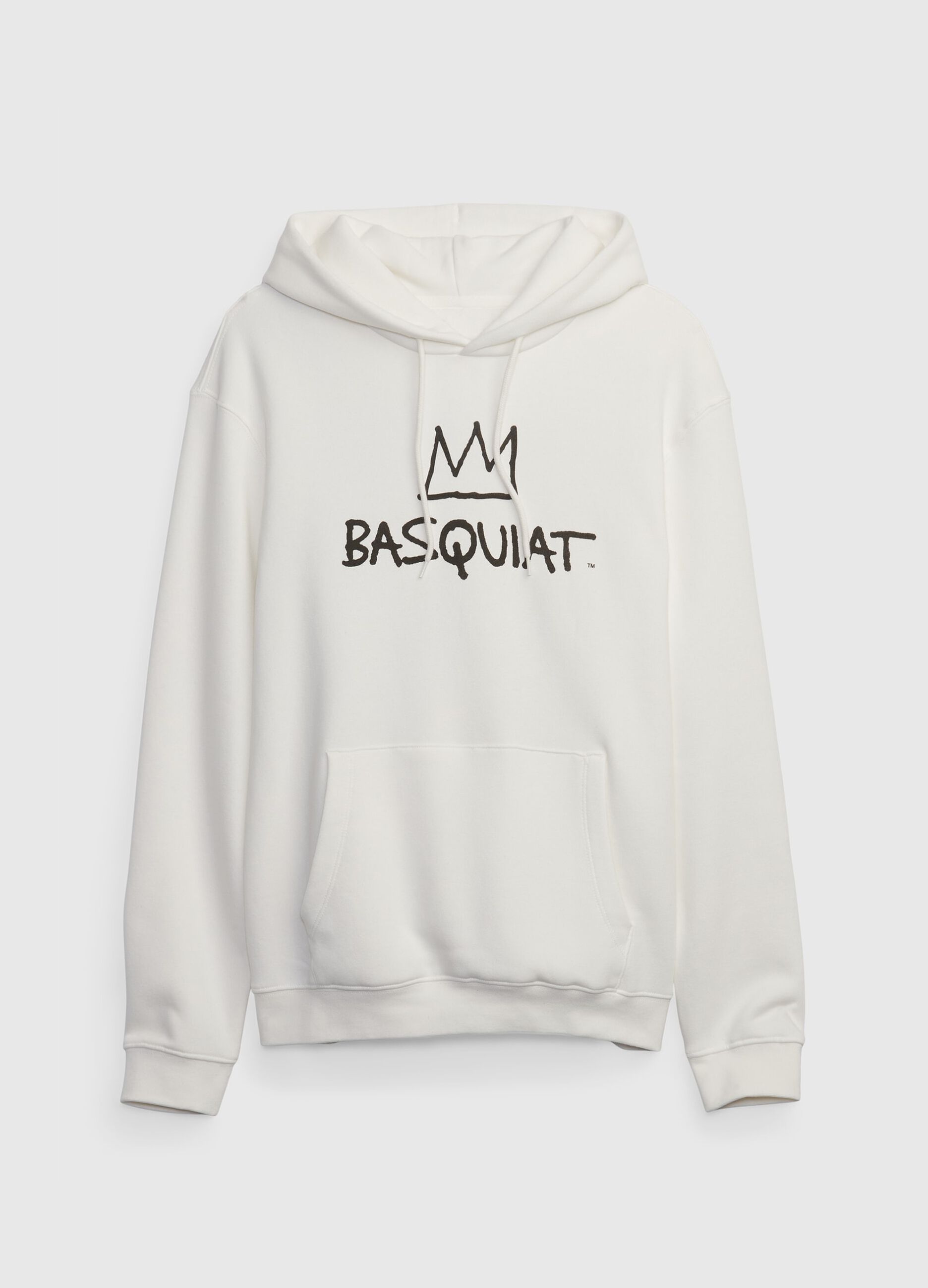 Hoodie with Basquiat print