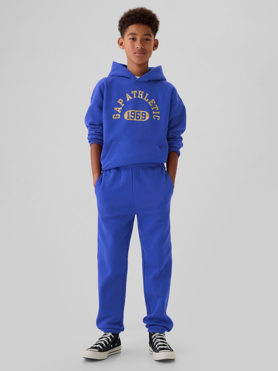Joggers in felpa tinta unita Unisex_3