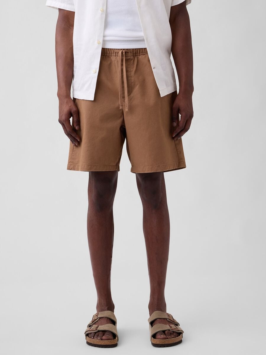 Stretch cotton shorts Man_1