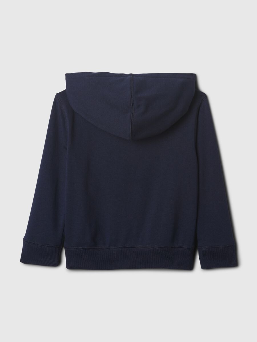 Full-zip con cappuccio e ricamo logo Bimbo_1