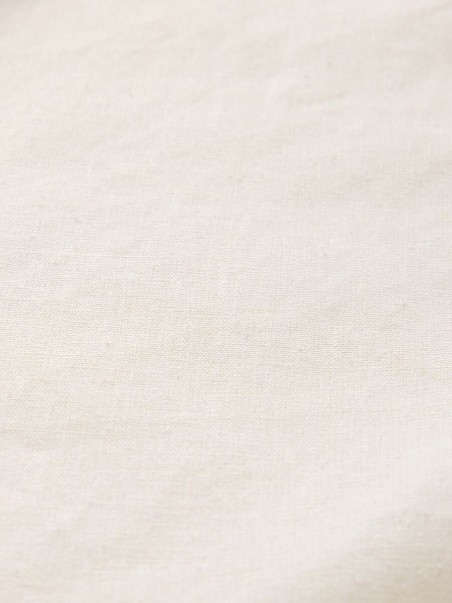 Long white skirt in linen and viscose Woman_4
