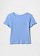 T-shirt con maniche a volant_0