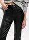 Pantalone flare fit effetto lucido_2