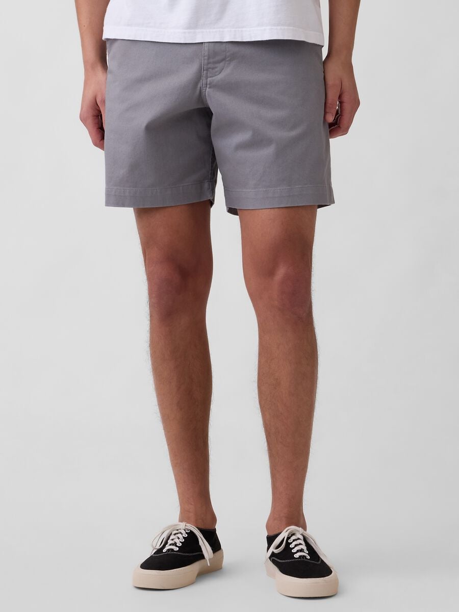 Stretch cotton shorts Man_1