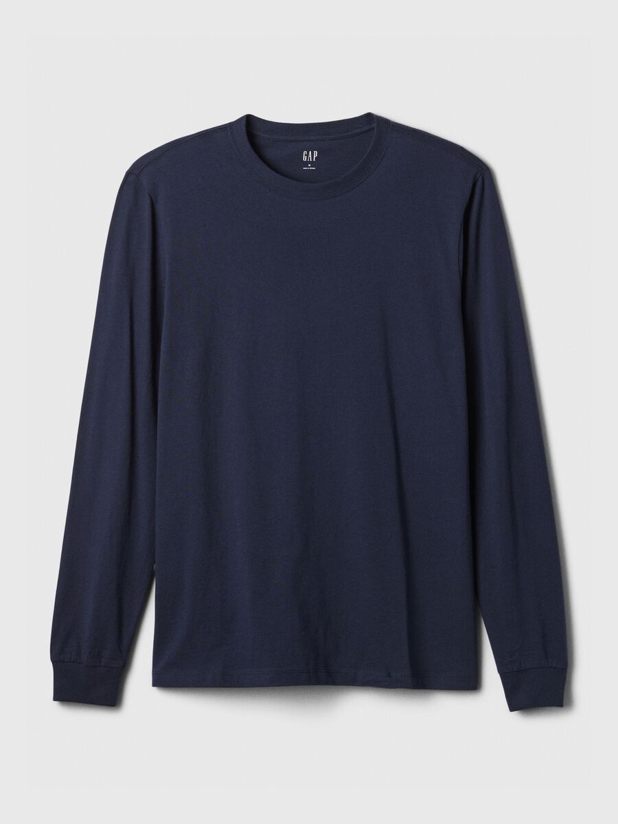 T-shirt a maniche lunghe in cotone Uomo_3