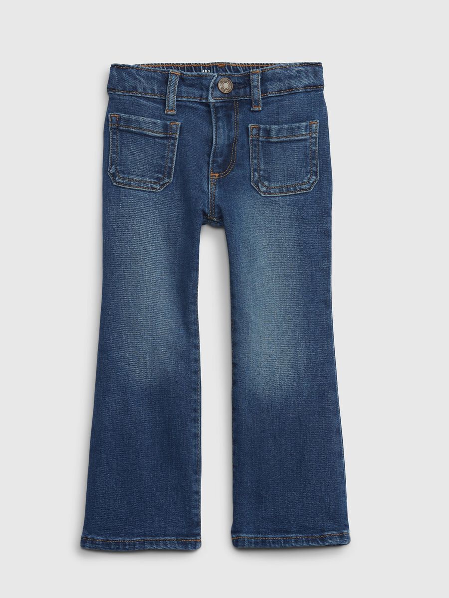 Jeans flare fit con tasche Neonato_0