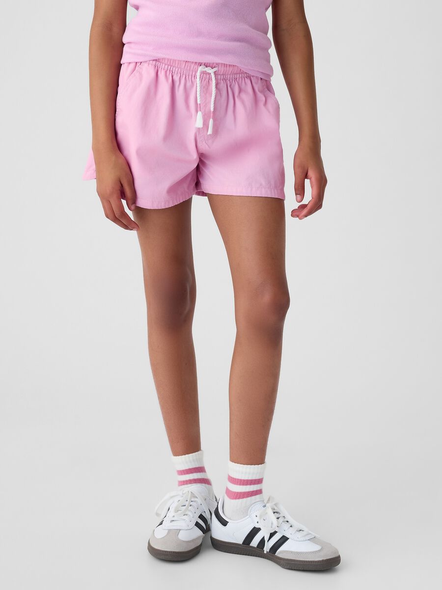 Shorts with drawstring and tassels Girl_1