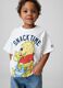 T-shirt Winnie Disney a maniche corte in puro cotone con logo GAP_0