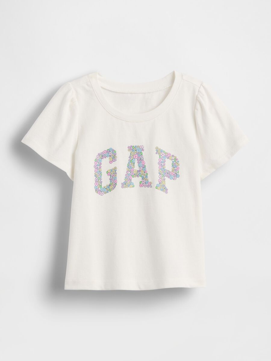 T-shirt in puro cotone con logo GAP Bimba_0