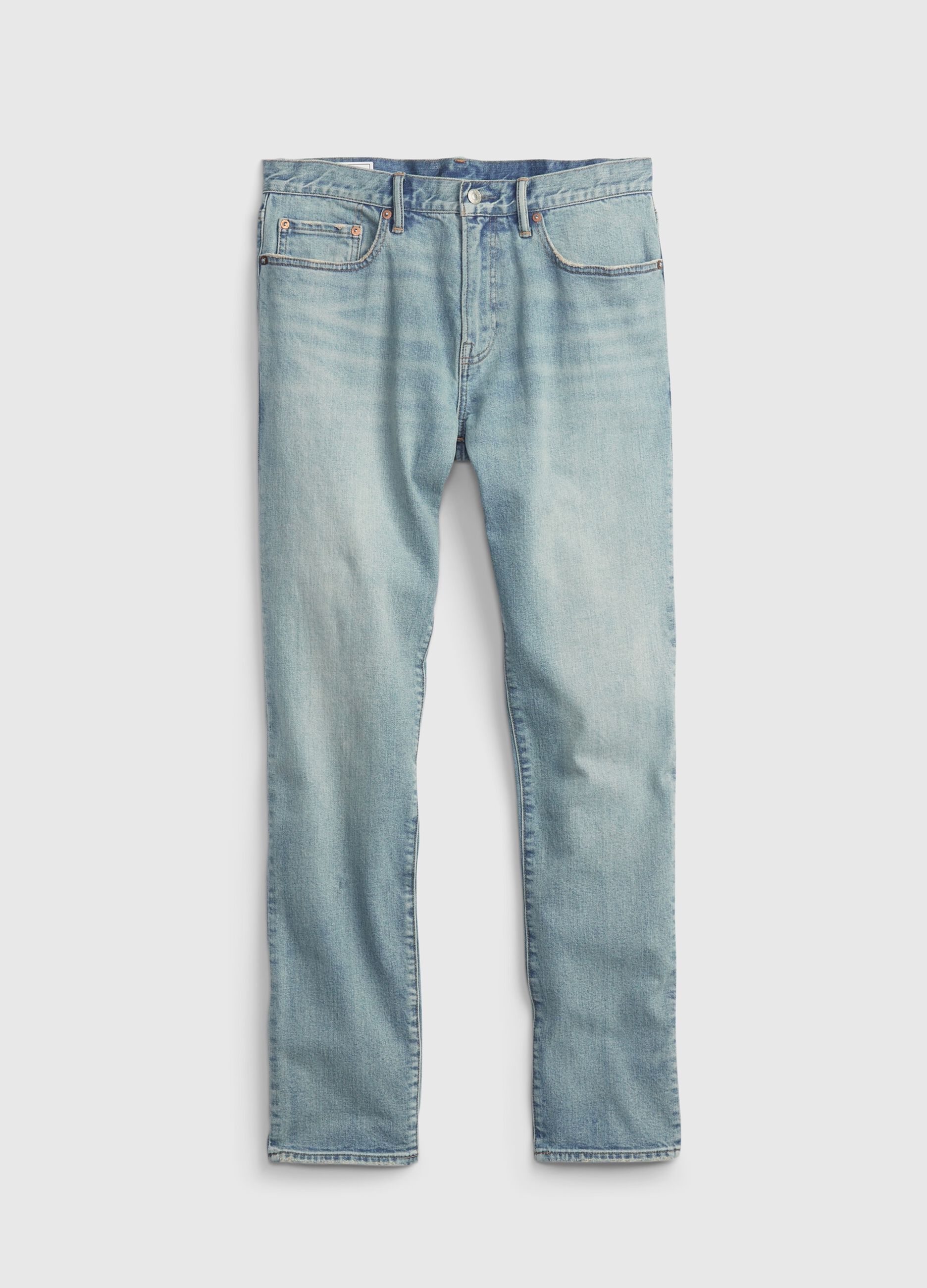 Slim-fit jeans with discolouring_3