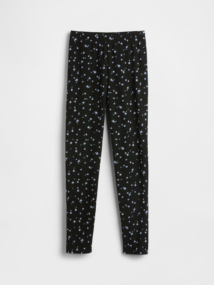 Black Stretch Leggings Girl_3