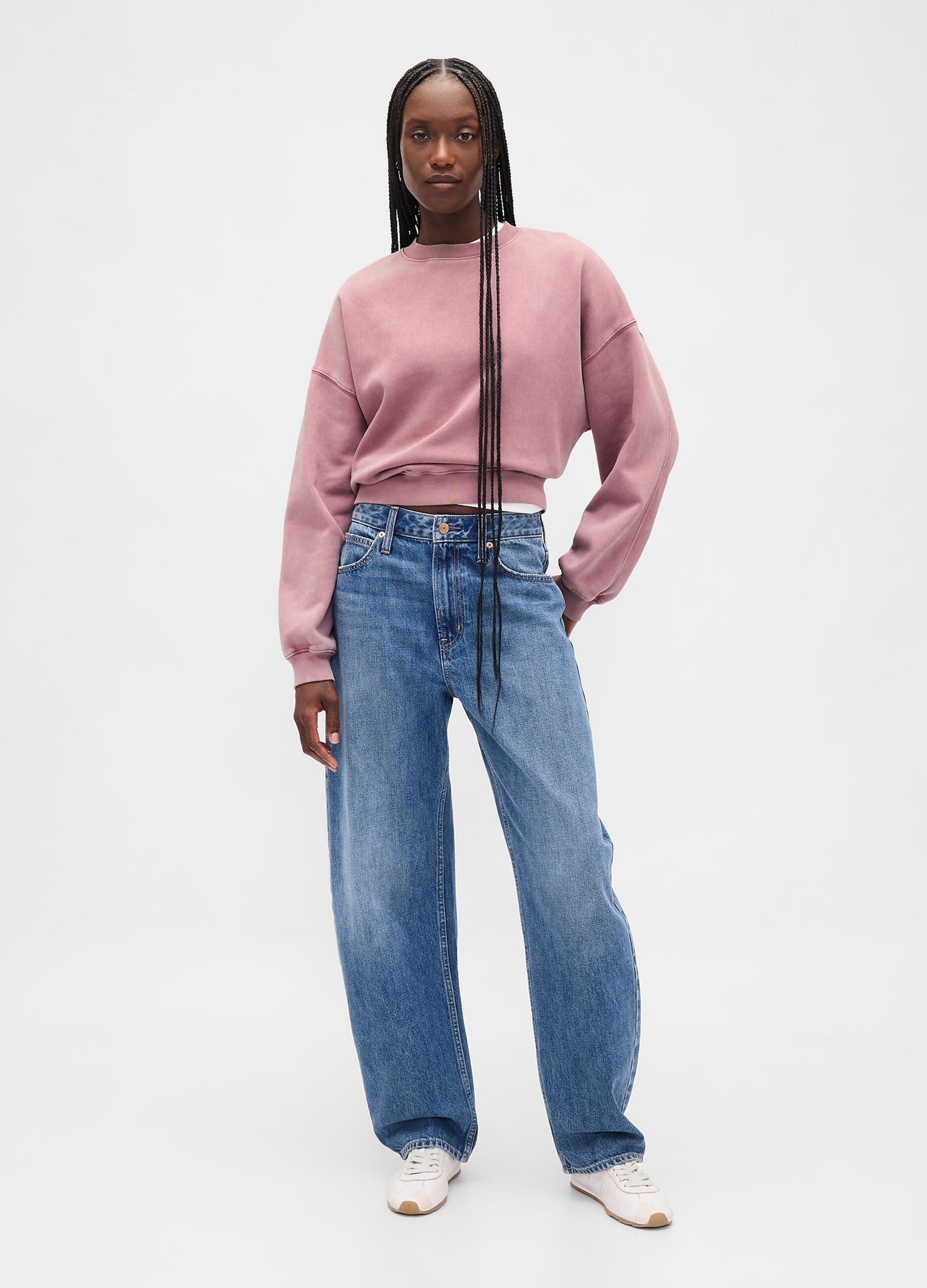 Pink Crewneck Sweatshirt_2