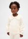 Maglione bianco per bambina in misto materiali_1
