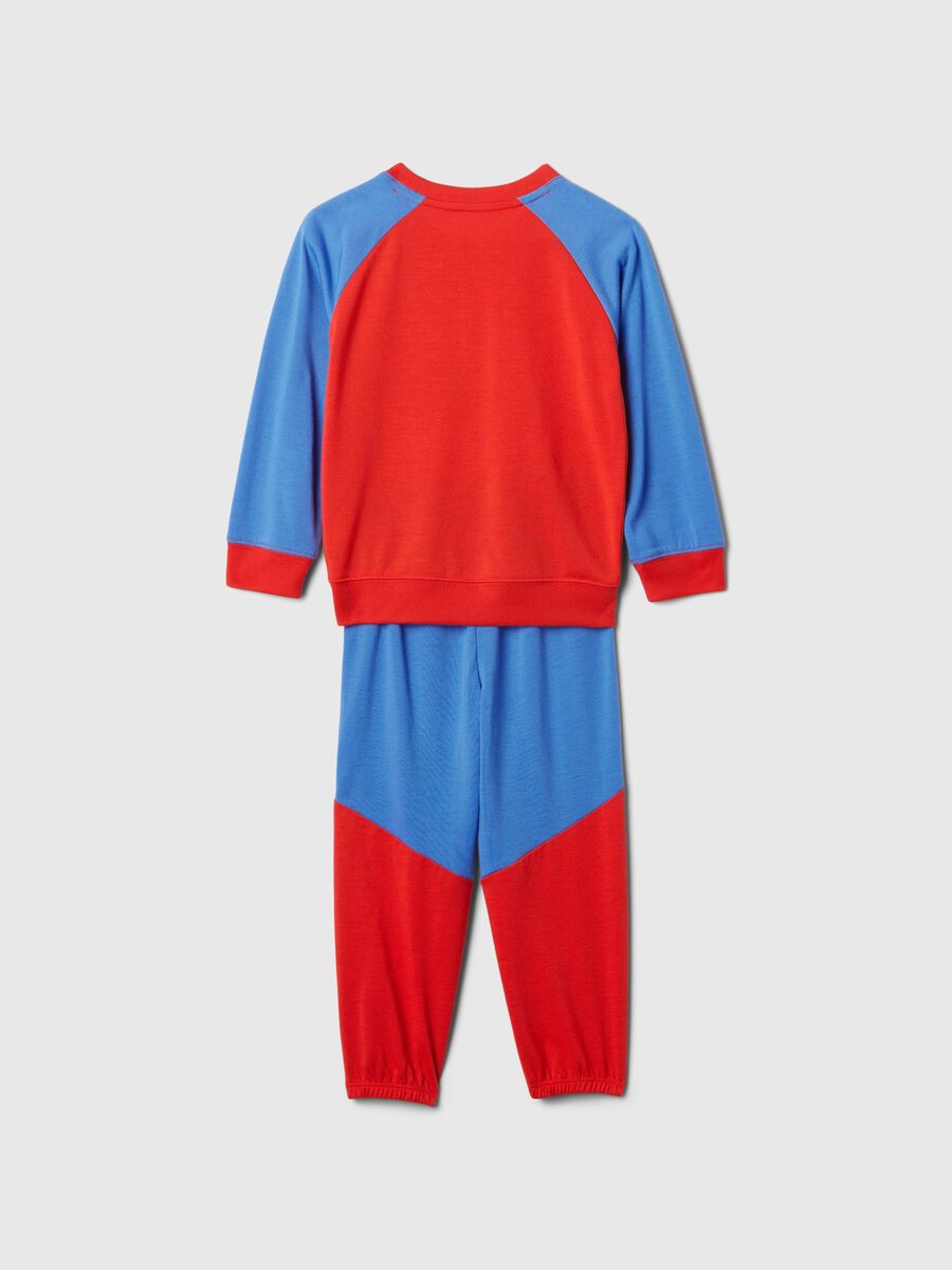 Pigiama lungo bicolore stampa Spider-Man Neonato_1