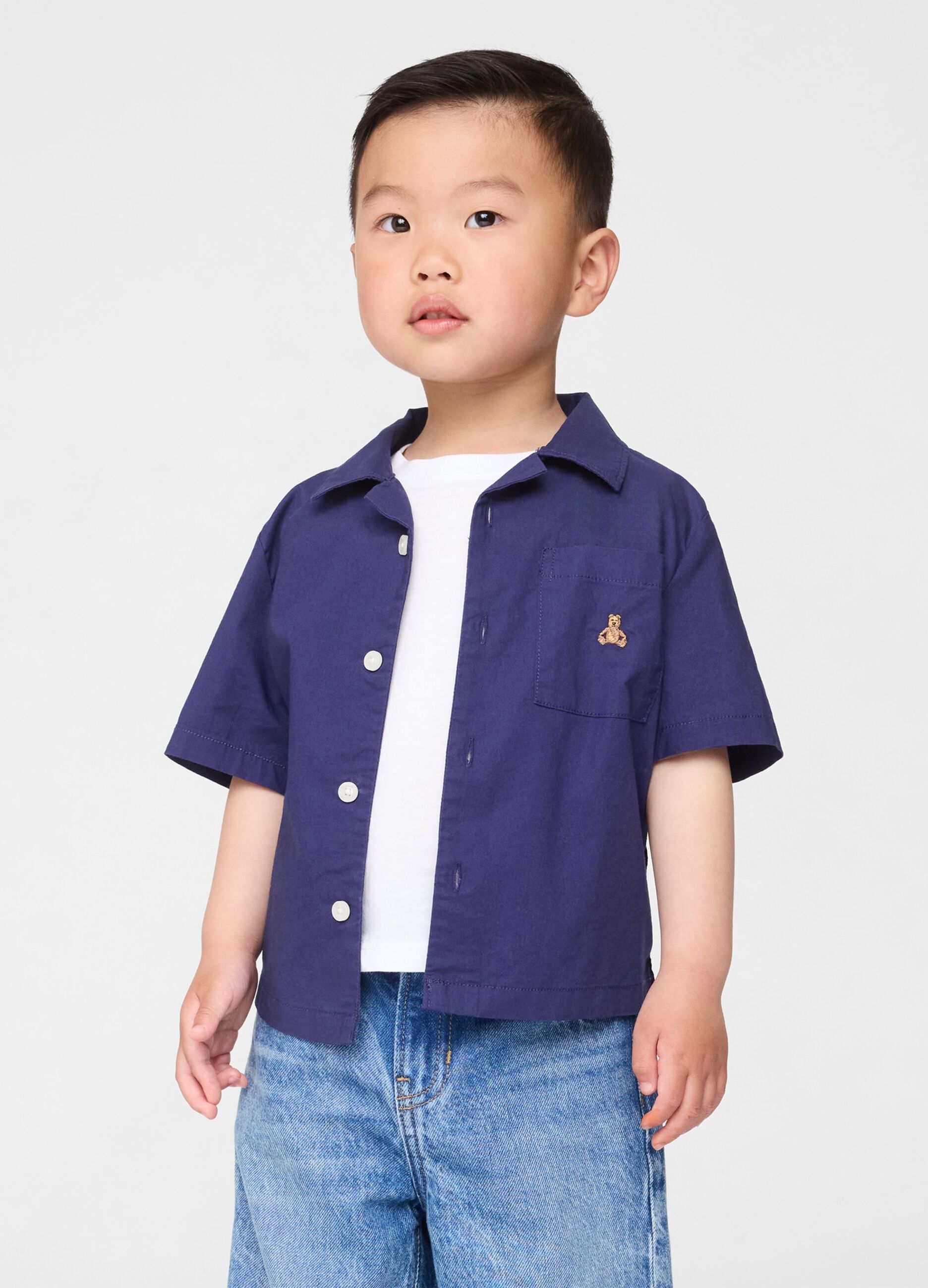 Camicia a maniche corte