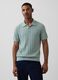 Polo a maniche corte in puro cotone_0