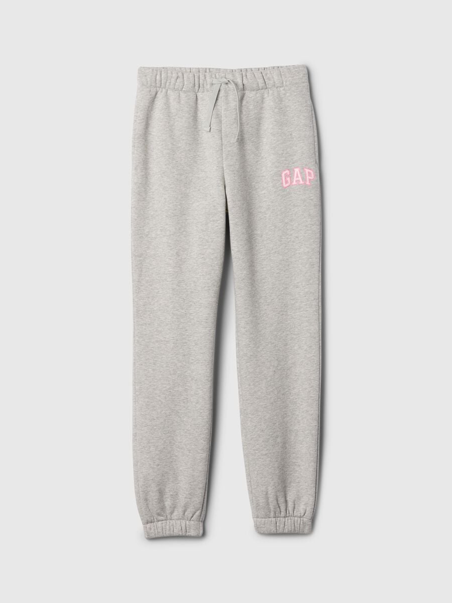 Joggers con logo GAP in misto cotone Bambina_0