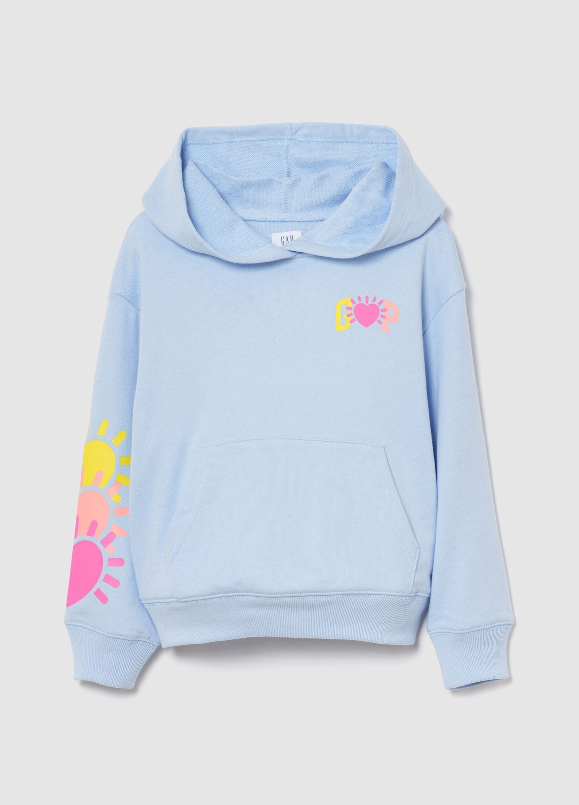 Felpa con logo GAP e cappuccio in misto cotone
