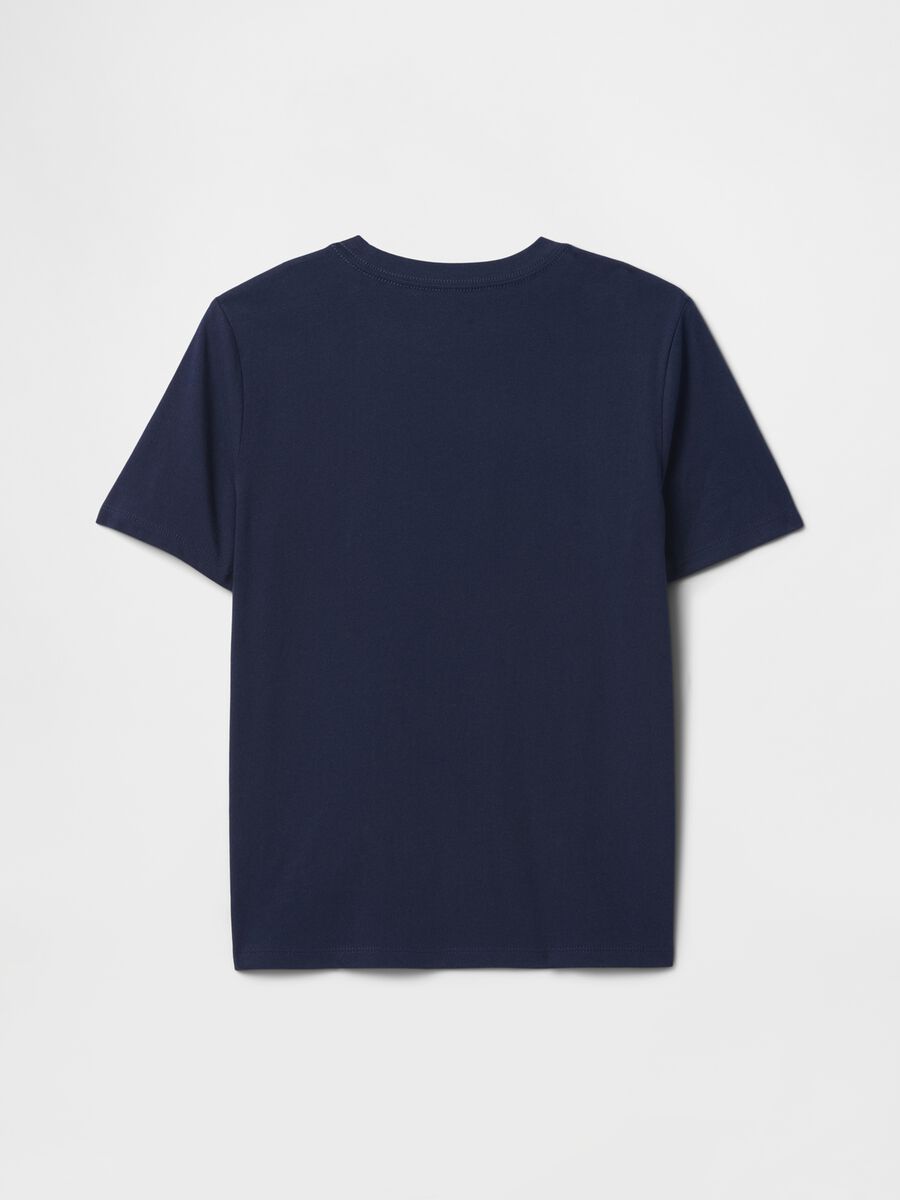 Maglietta blu con grafica colorata GAP Boy_1