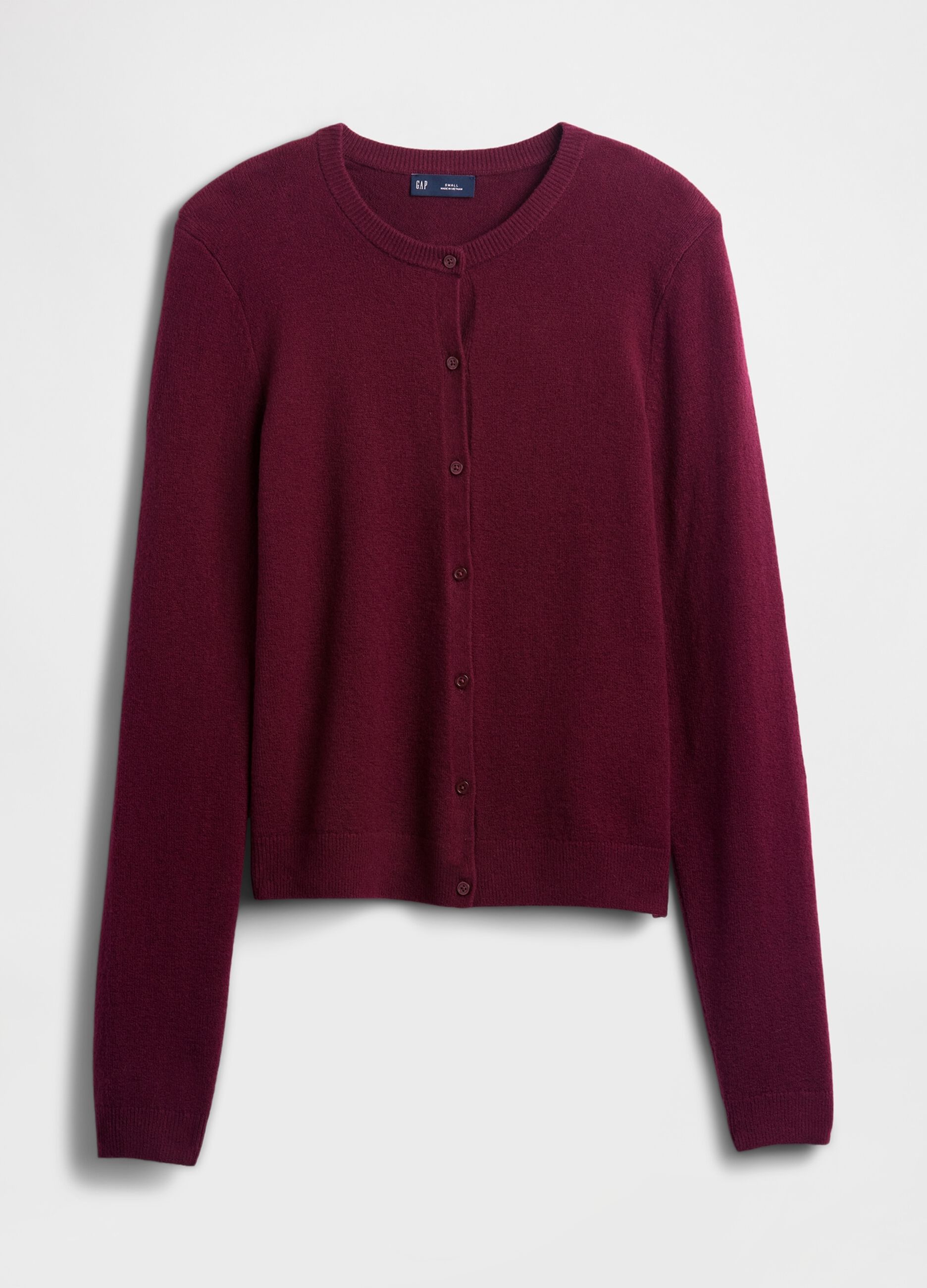 Purple Cotton Blend Cardigan