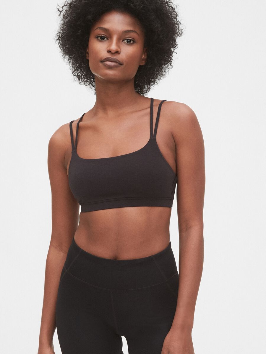 Sports bralette with double shoulder straps Woman_0
