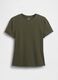 T-shirt verde elasticizzata a maniche corte_3