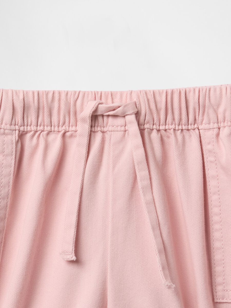 Shorts rosa da bambino con coulisse Bimba_3