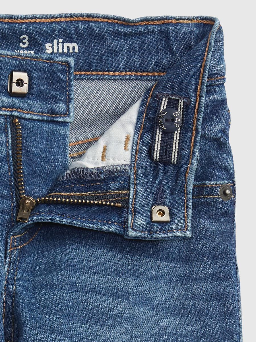 Regular-fit jeans with five pockets Newborn Boy_2