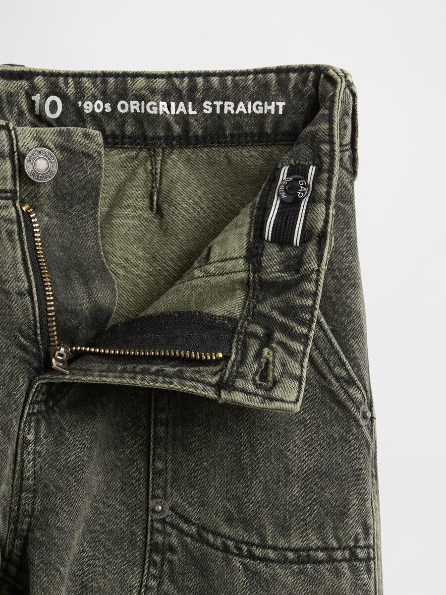 Pantaloni verde in denim per bambino Bambino_4