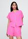 Pink Summer Shirt in Lightweight Cotton_0