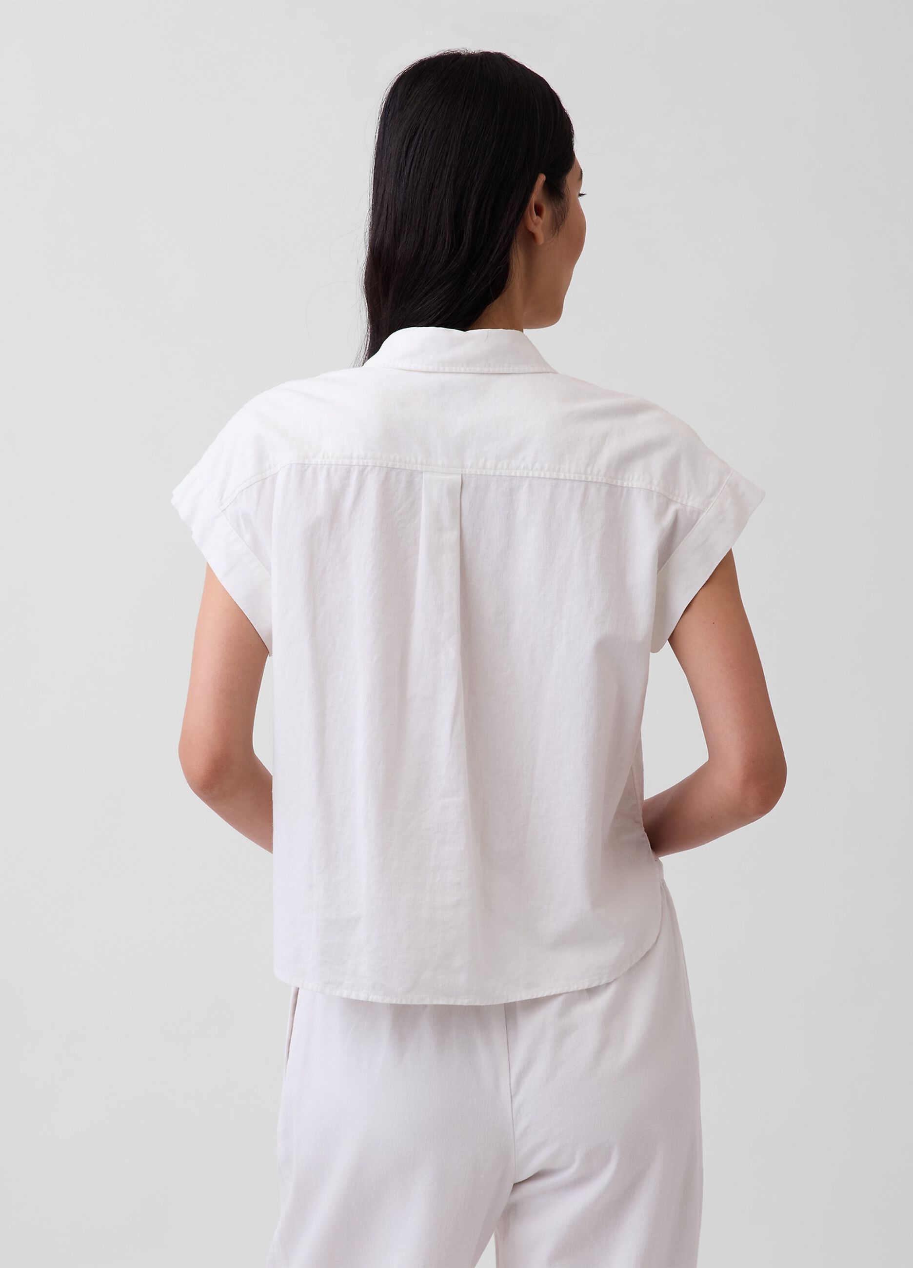 Camicia in misto lino