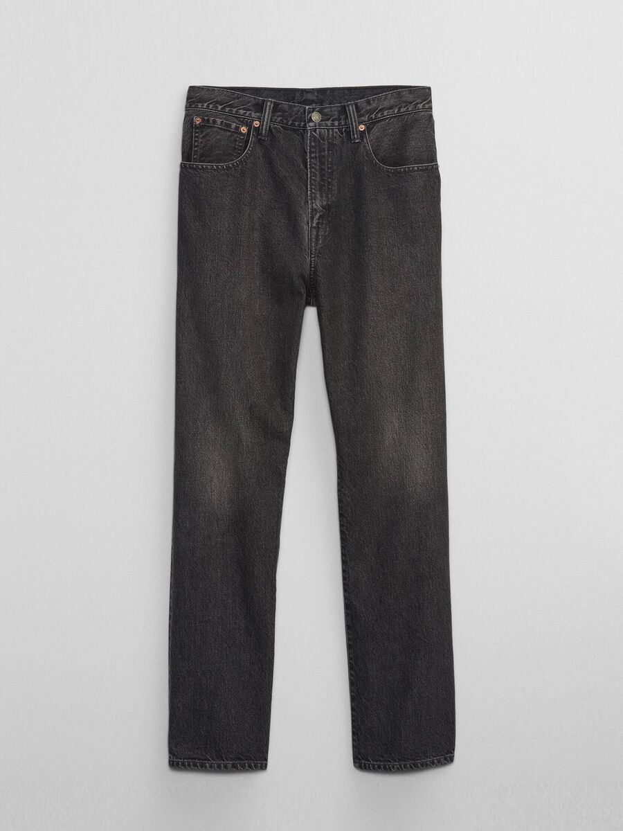 Straight-fit jeans with fading Man_2