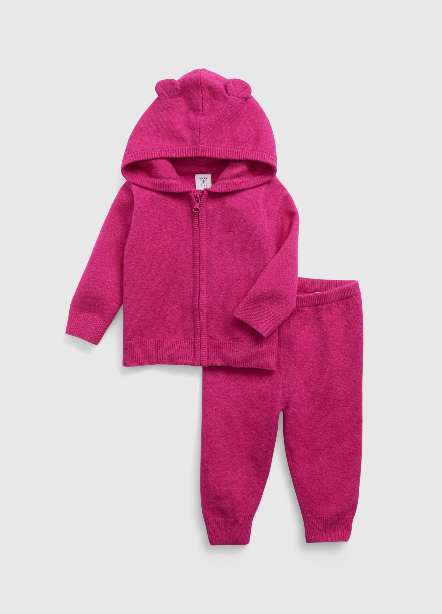 Full-zip hoodie and trousers set