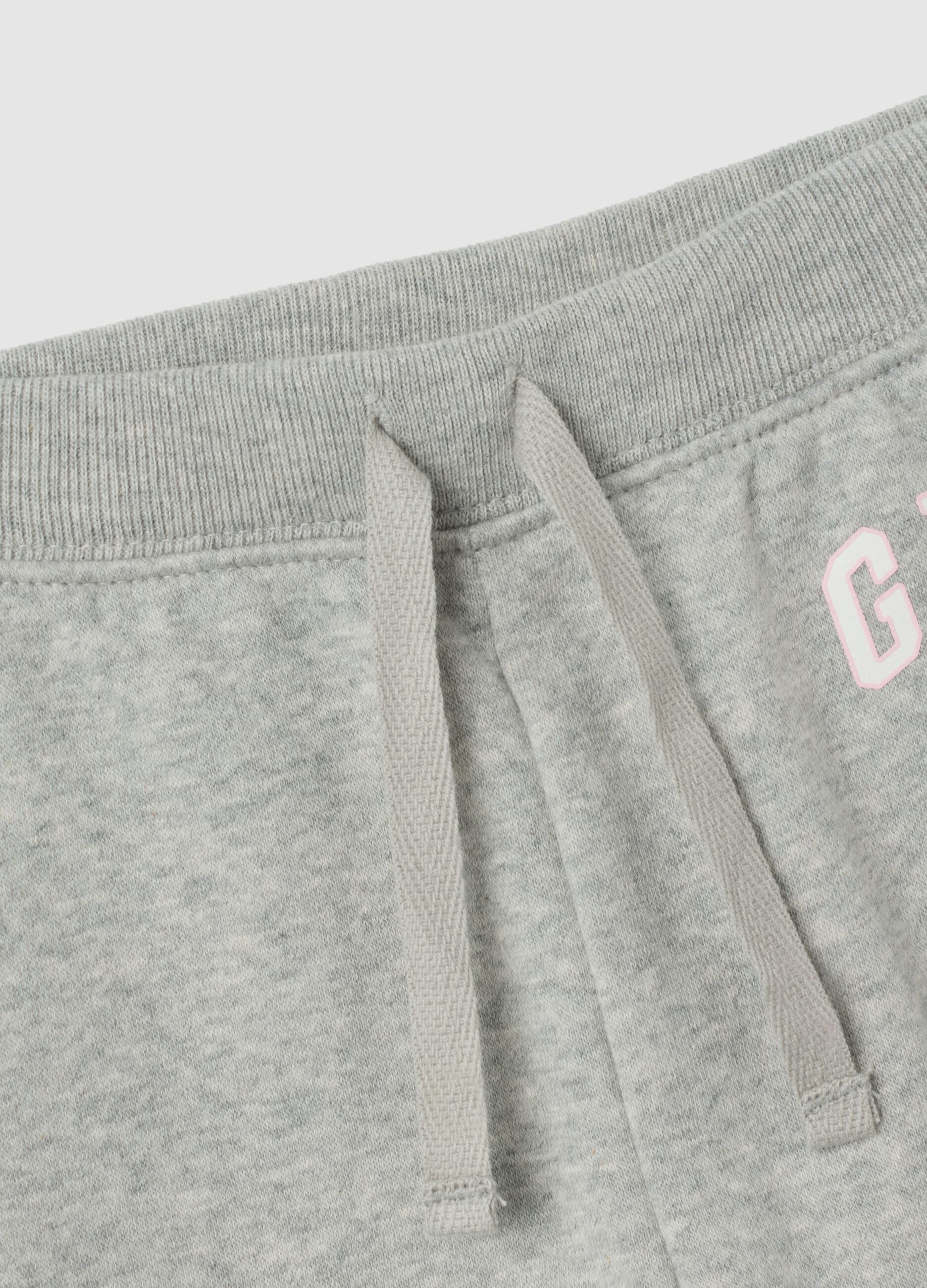 Joggers con coulisse e patch logo_3