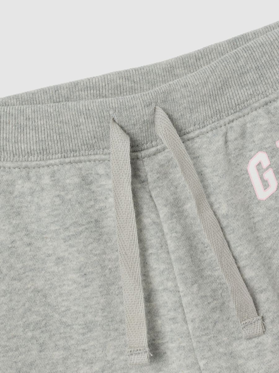 Joggers with hood and logo patch Baby Girl_3
