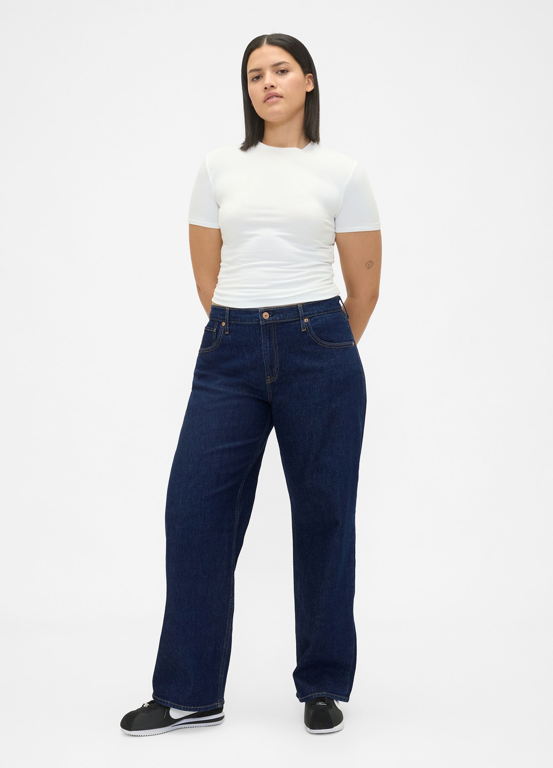 Pantaloni denim blu elasticizzati_4