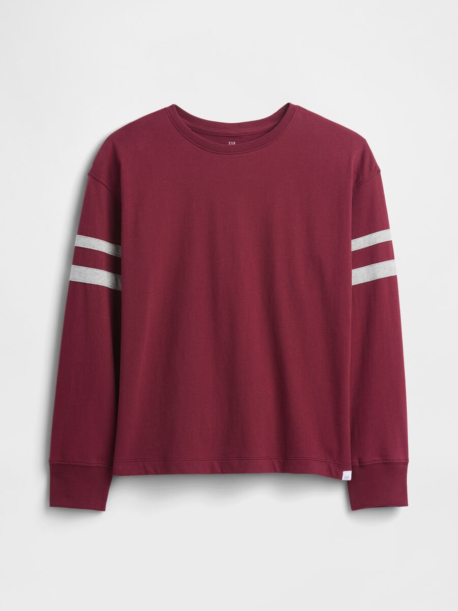 Red long-sleeve cotton shirt Boy_0