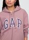 Felpa rosa con cappuccio e zip_3
