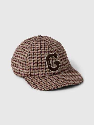 Cappello da baseball in tweed ricamo logo_0