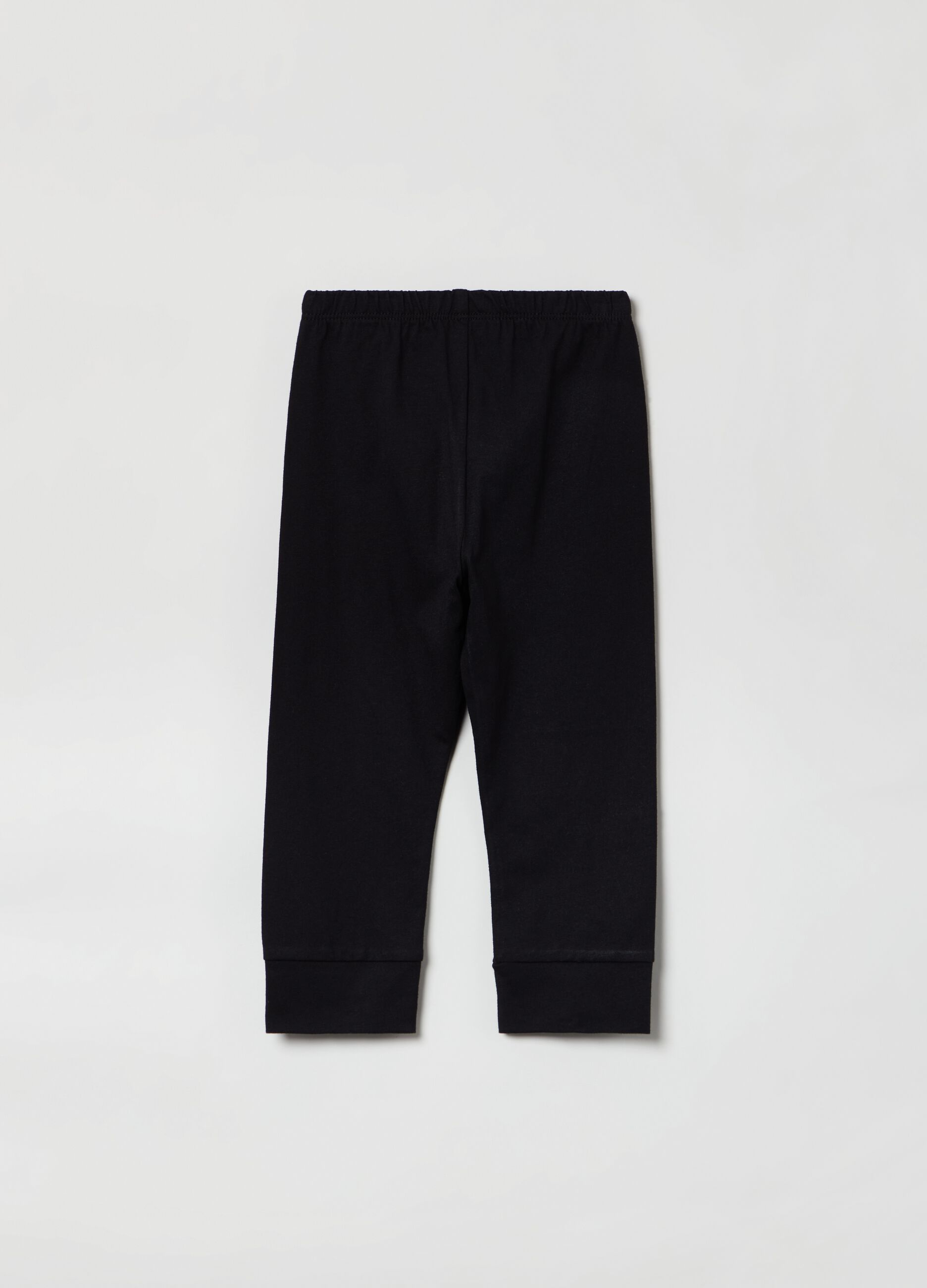 Joggers in cotone bio con coulisse