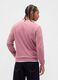 Maglione girocollo rosa in misto cotone_1
