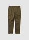 Stretch cotton cargo trousers_1