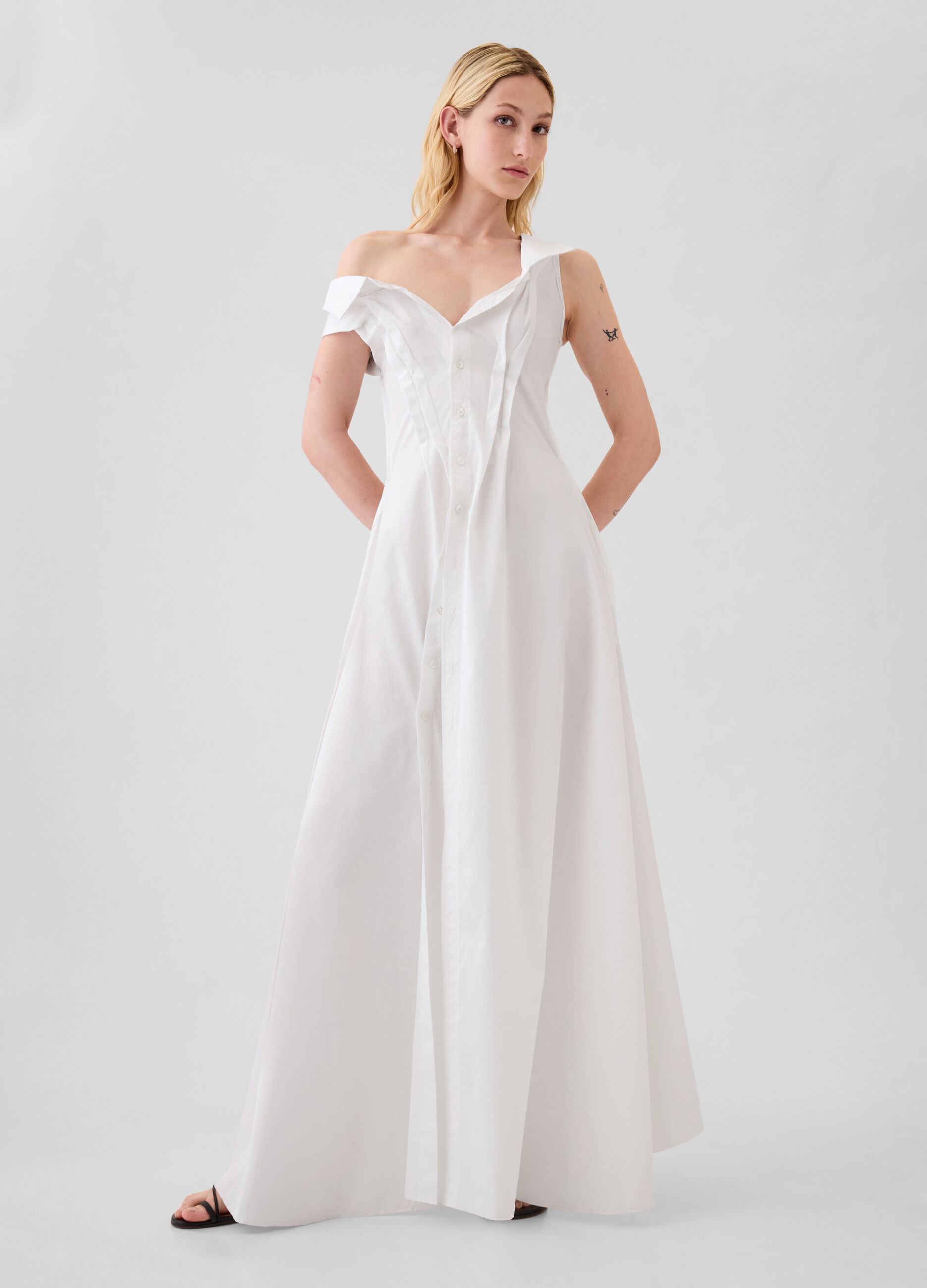 Poplin shirt dress by Zac Posen_1