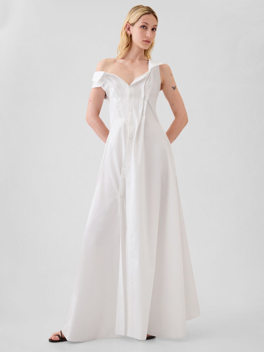 Vestito chemisier in popeline by Zac Posen Donna_1