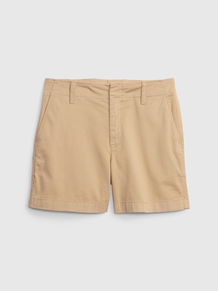 Shorts in stretch cotton Woman_5