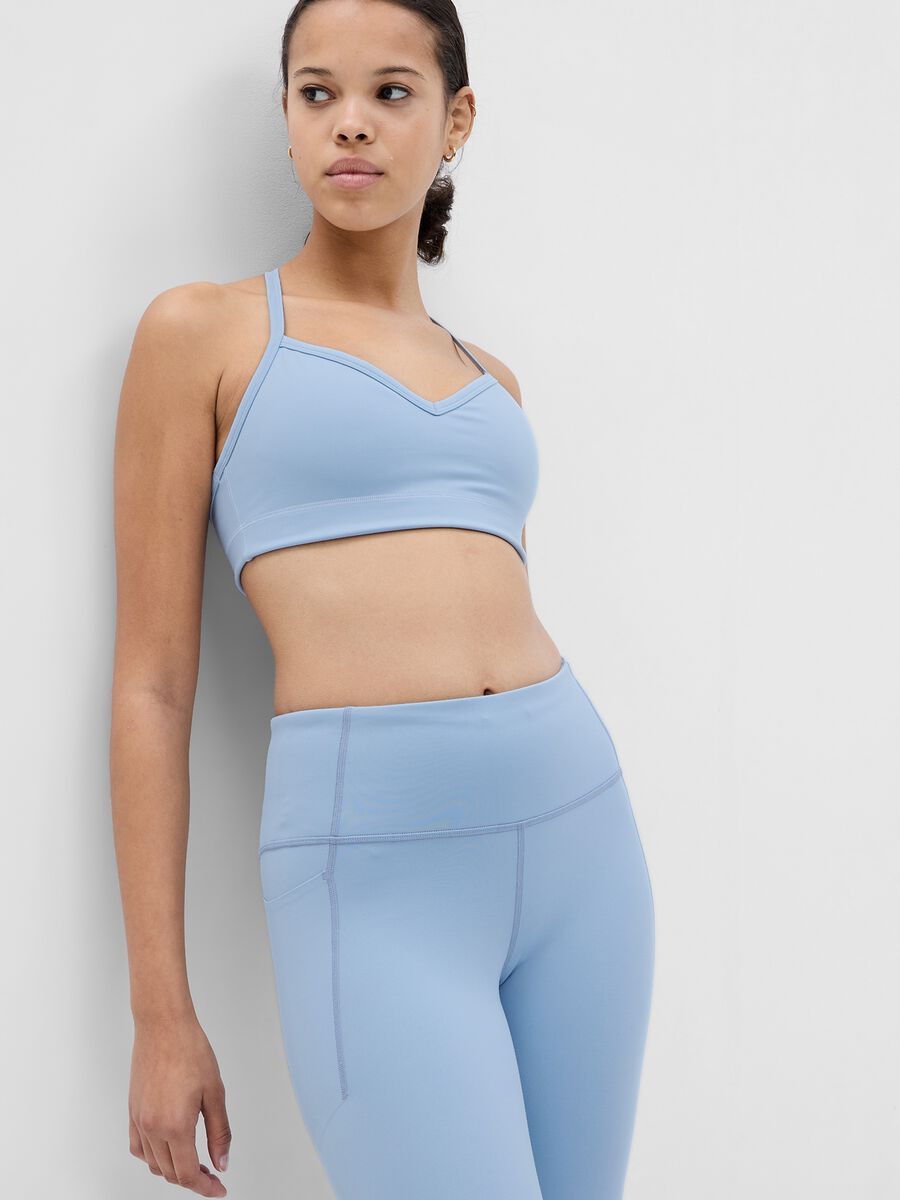 Sports bra with racer back Woman_0