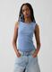 Top in misto cotone a costine_0