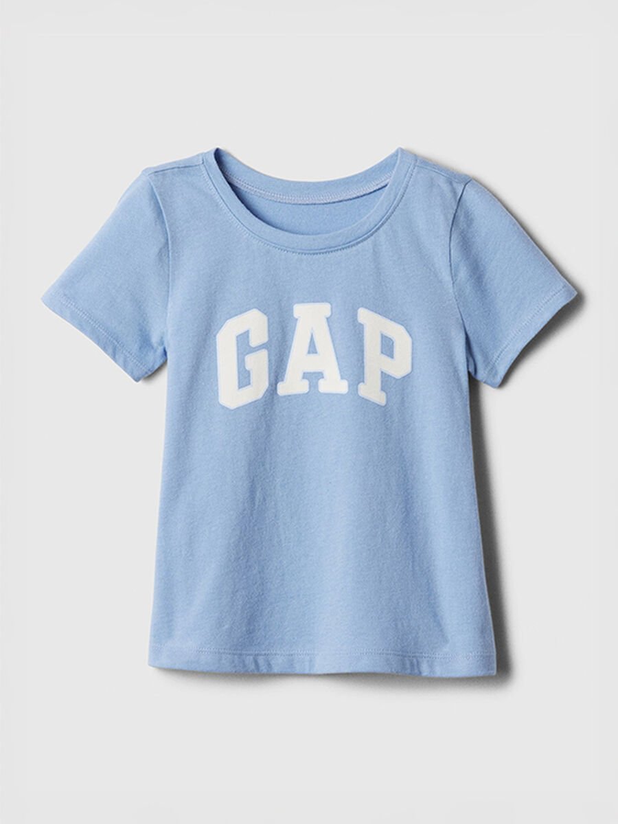 Maglietta azzurra con logo Gap Baby Girl_0
