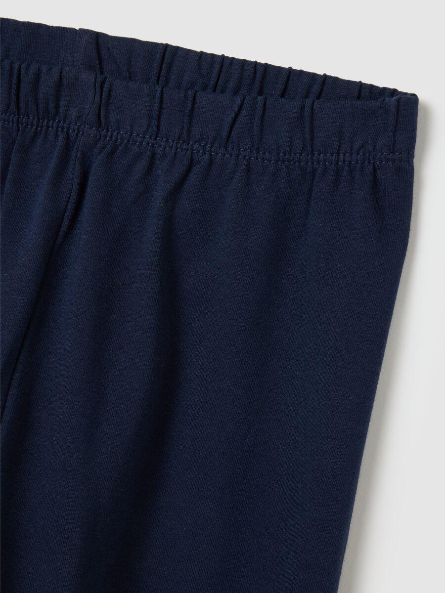 Leggings tinta unita Bambina_3
